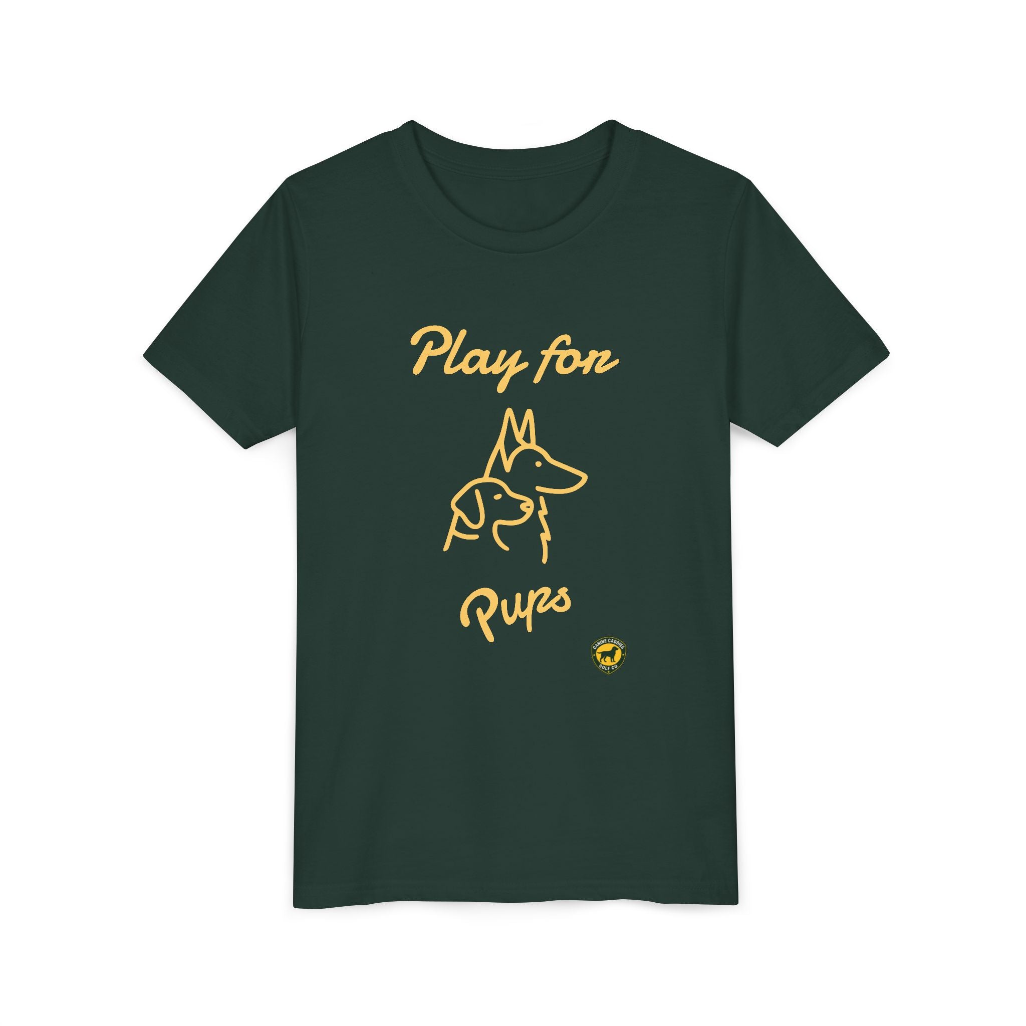 Canine Caddies Play for Pups Youth T-Shirt