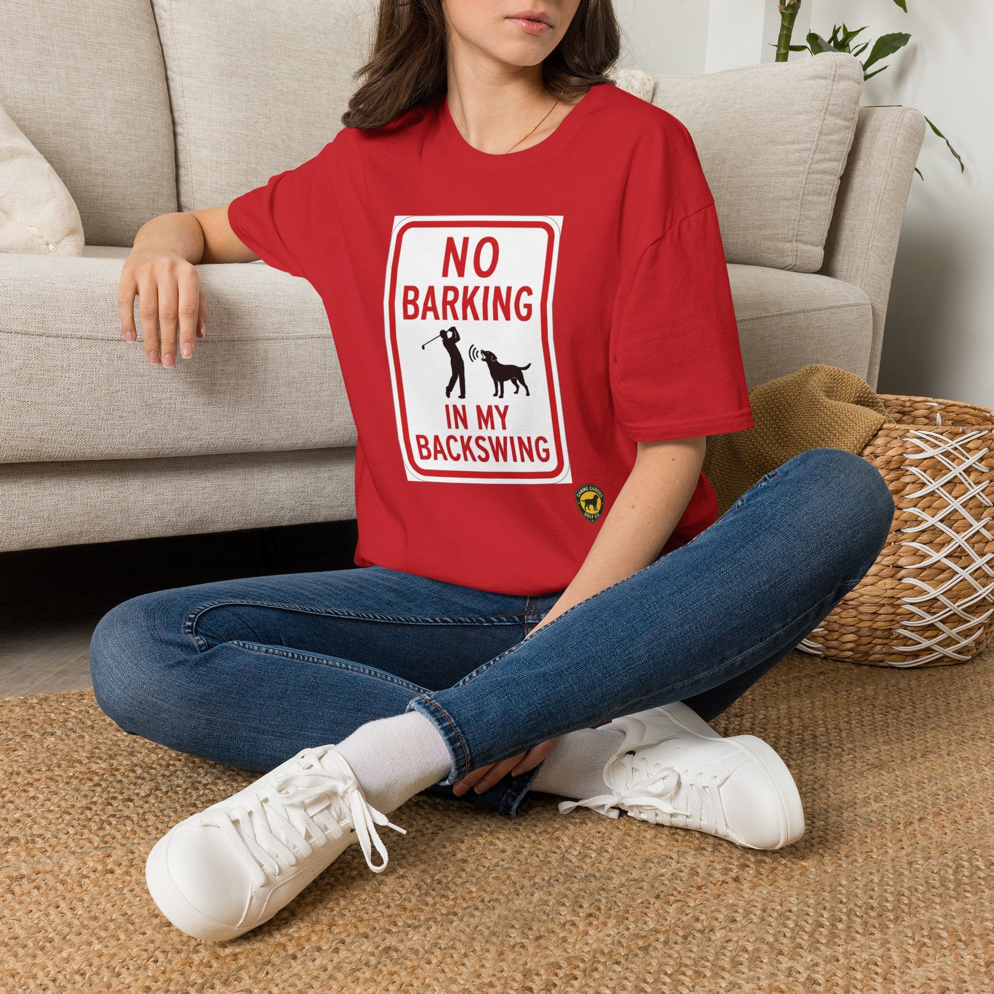 Canine Caddies "No Barking In My Backswing” T-Shirt