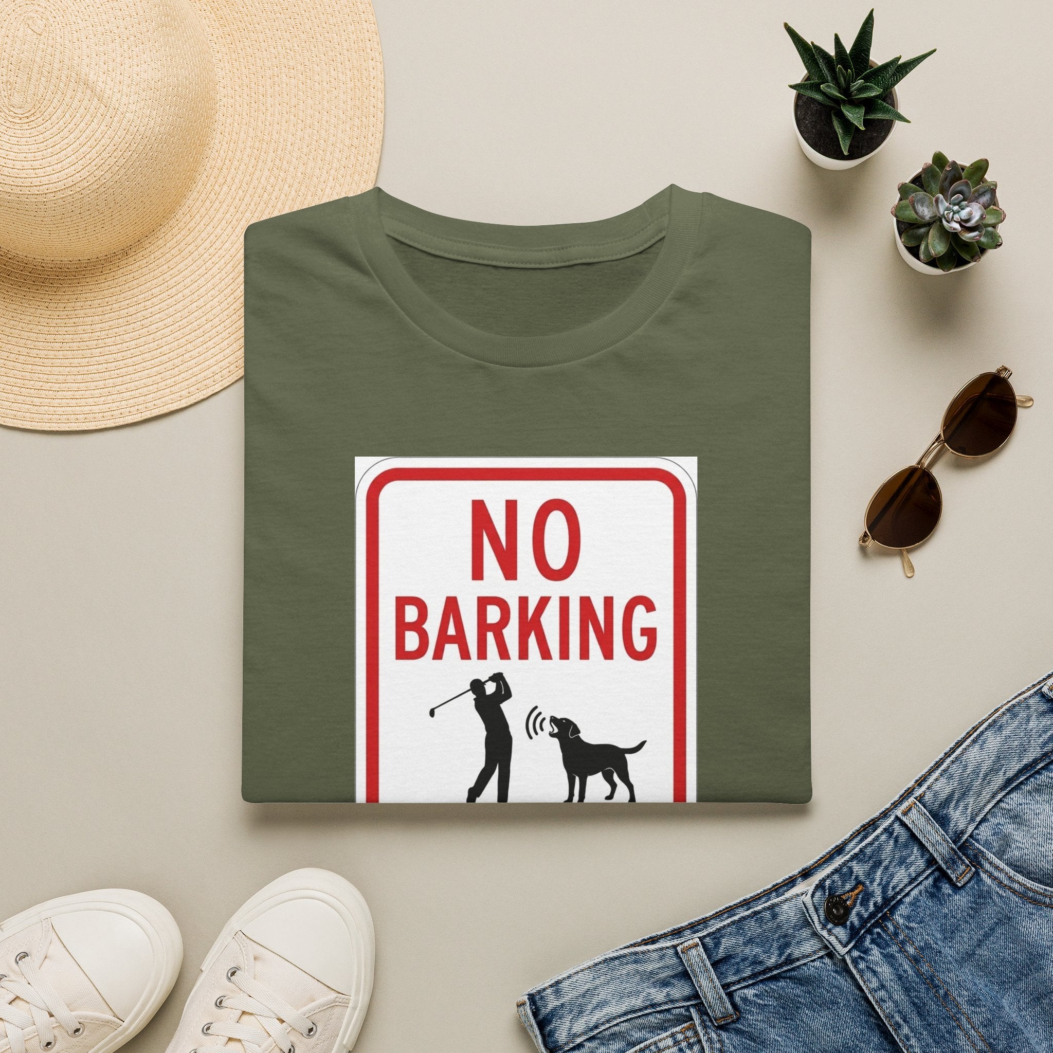 Canine Caddies "No Barking In My Backswing” T-Shirt