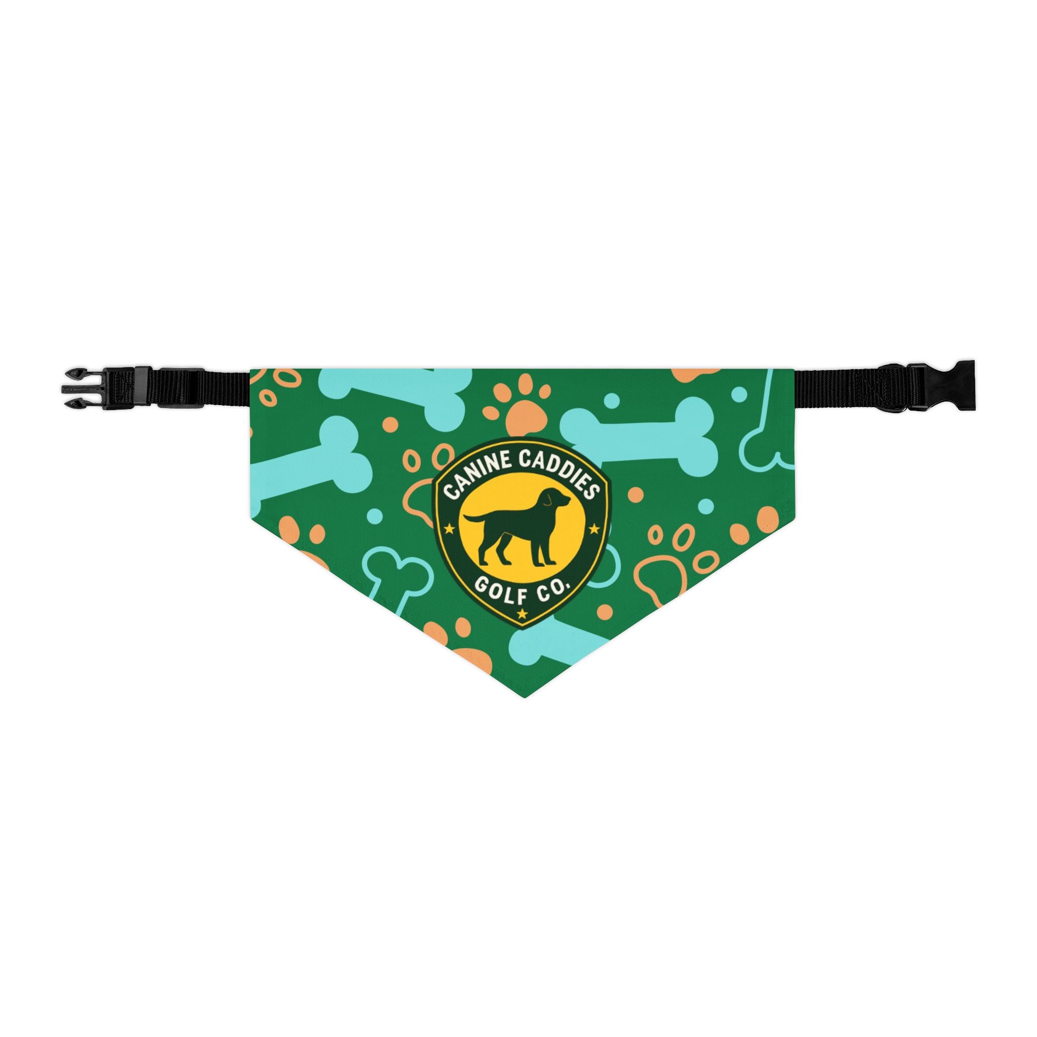 Canine Caddies Pawprints 'n' Bones Dog Bandana