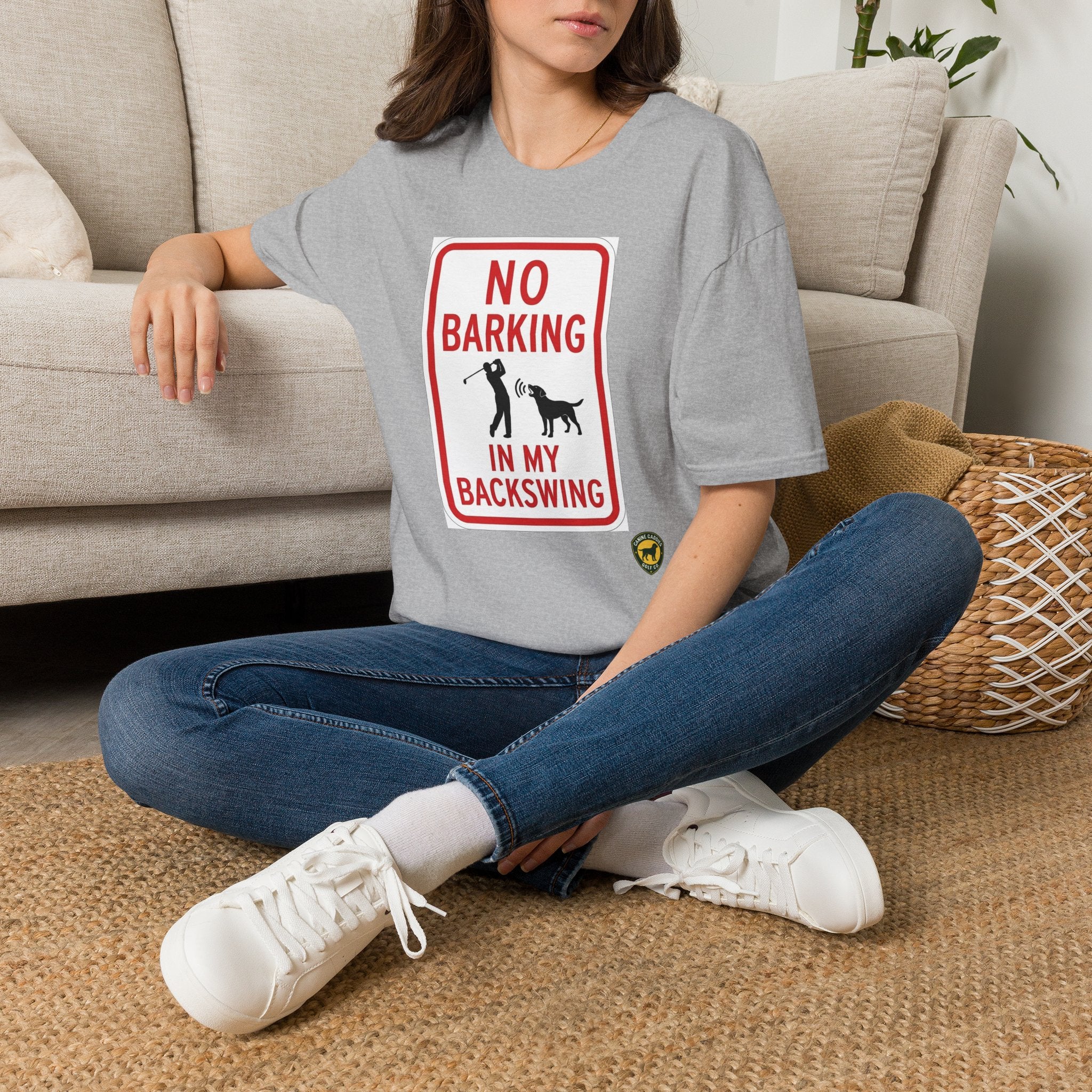 Canine Caddies "No Barking In My Backswing” T-Shirt