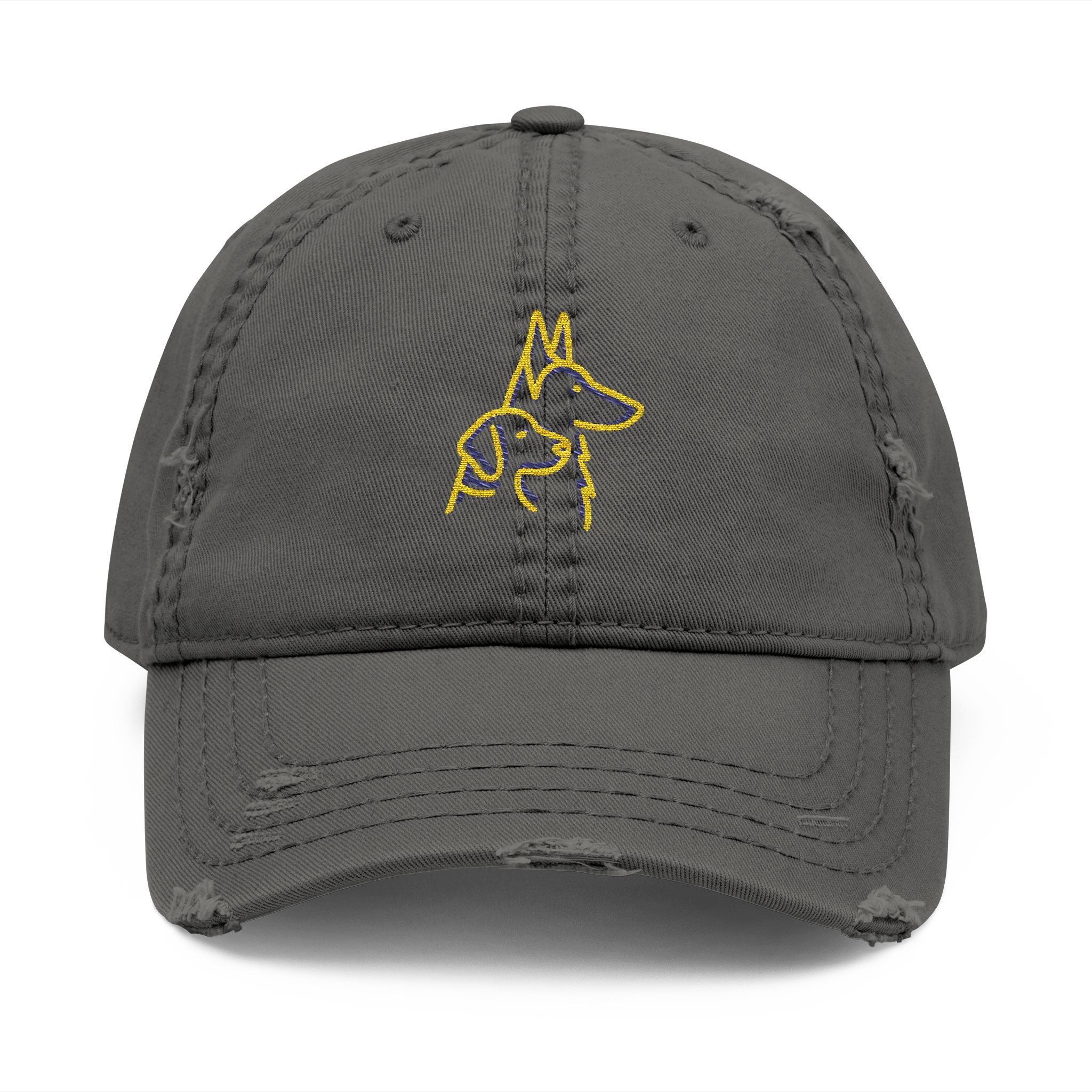 Canine Caddies TwoDogs Distressed Dad Hat