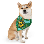 Canine Caddies Pawprints 'n' Bones Dog Bandana & Collar