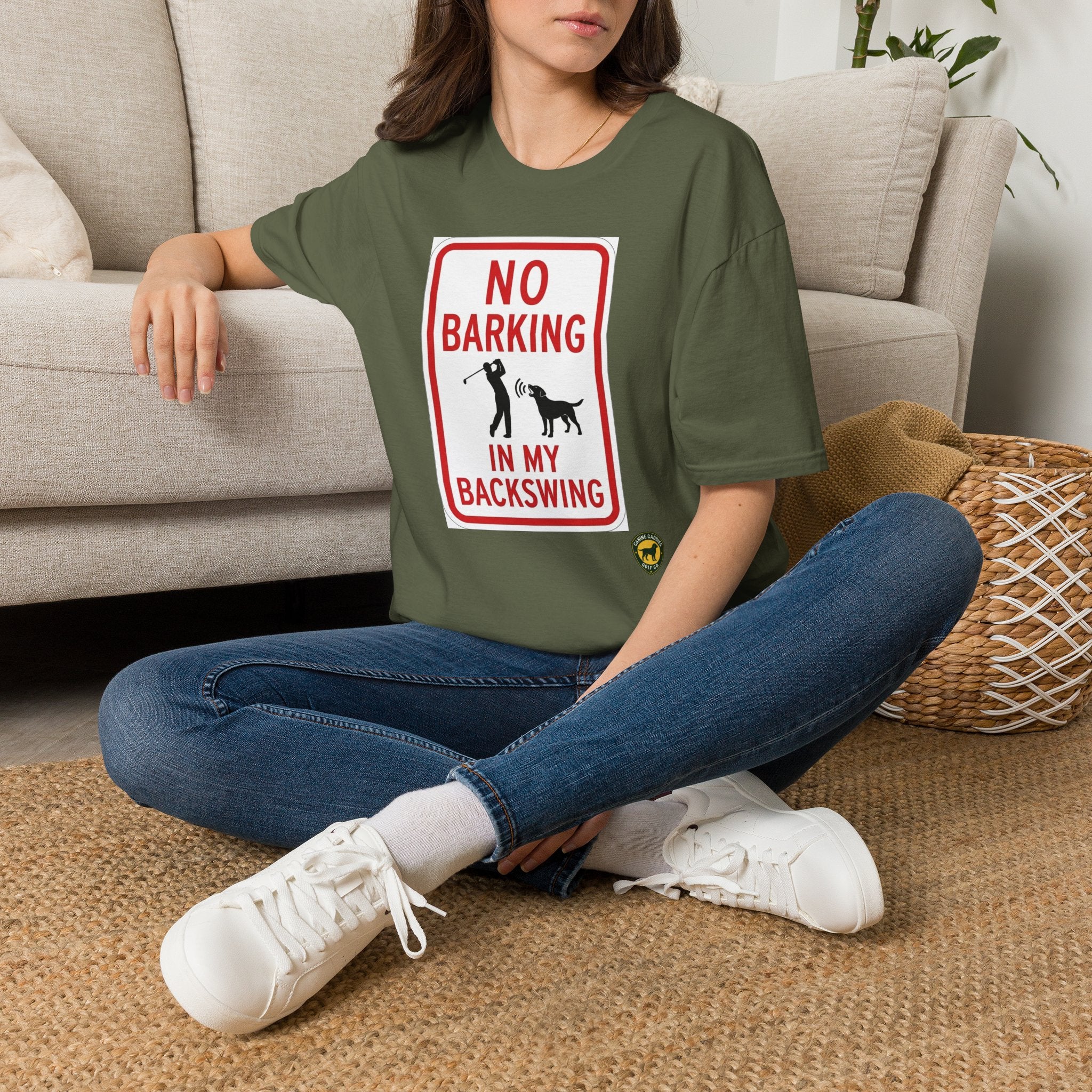 Canine Caddies "No Barking In My Backswing” T-Shirt