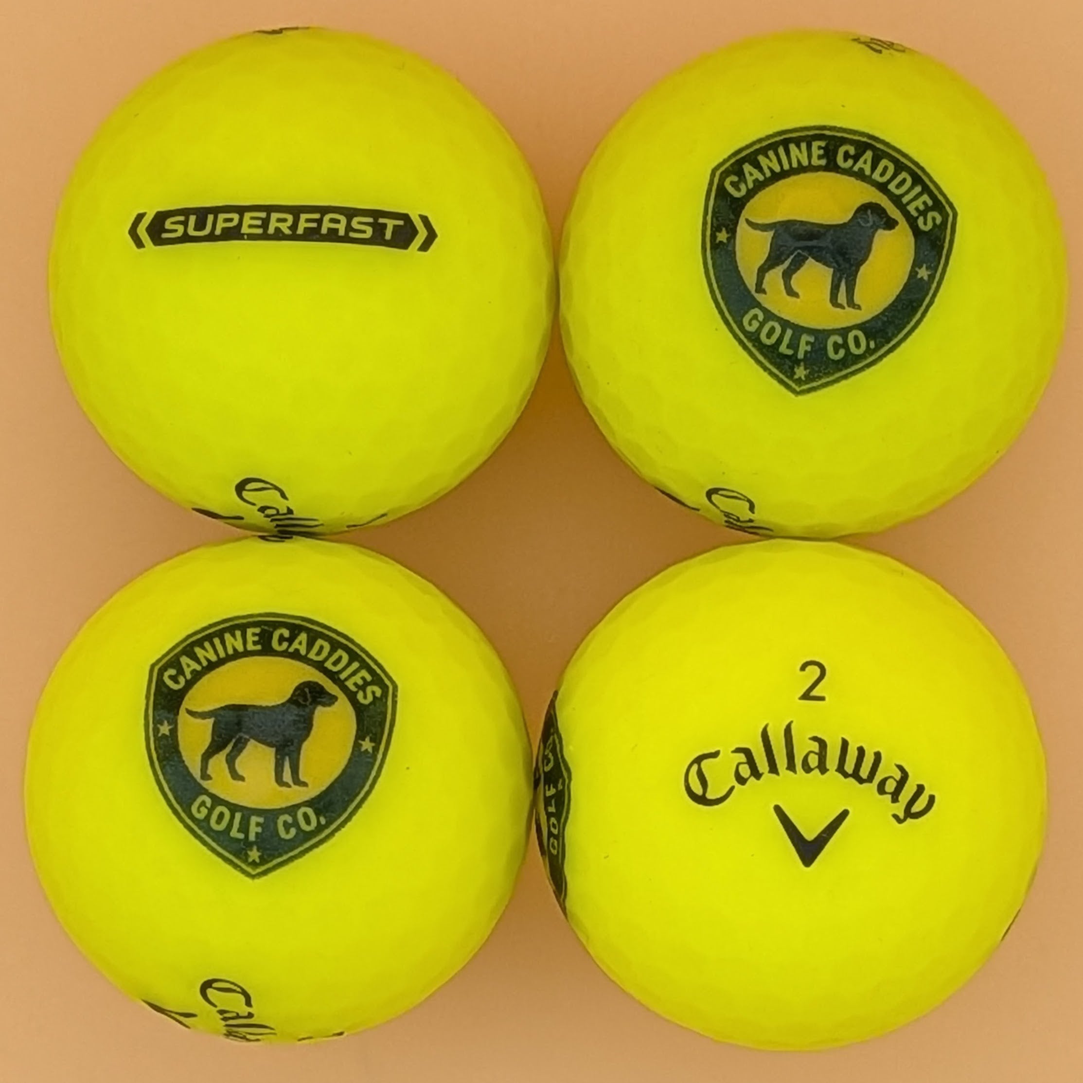 Callaway Canine Caddies Logo Balls (4-pack)