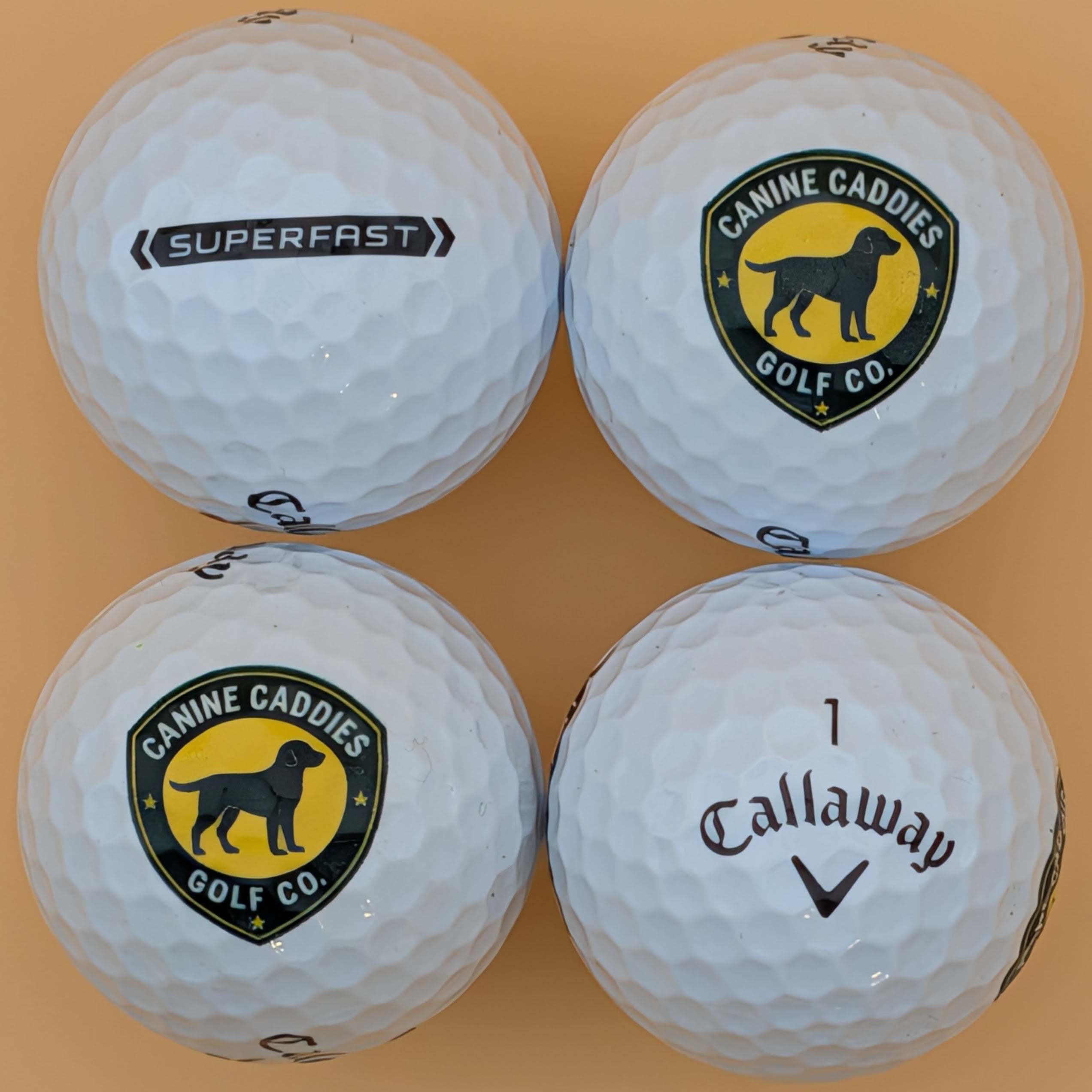 Callaway Canine Caddies Logo Balls (4-pack)