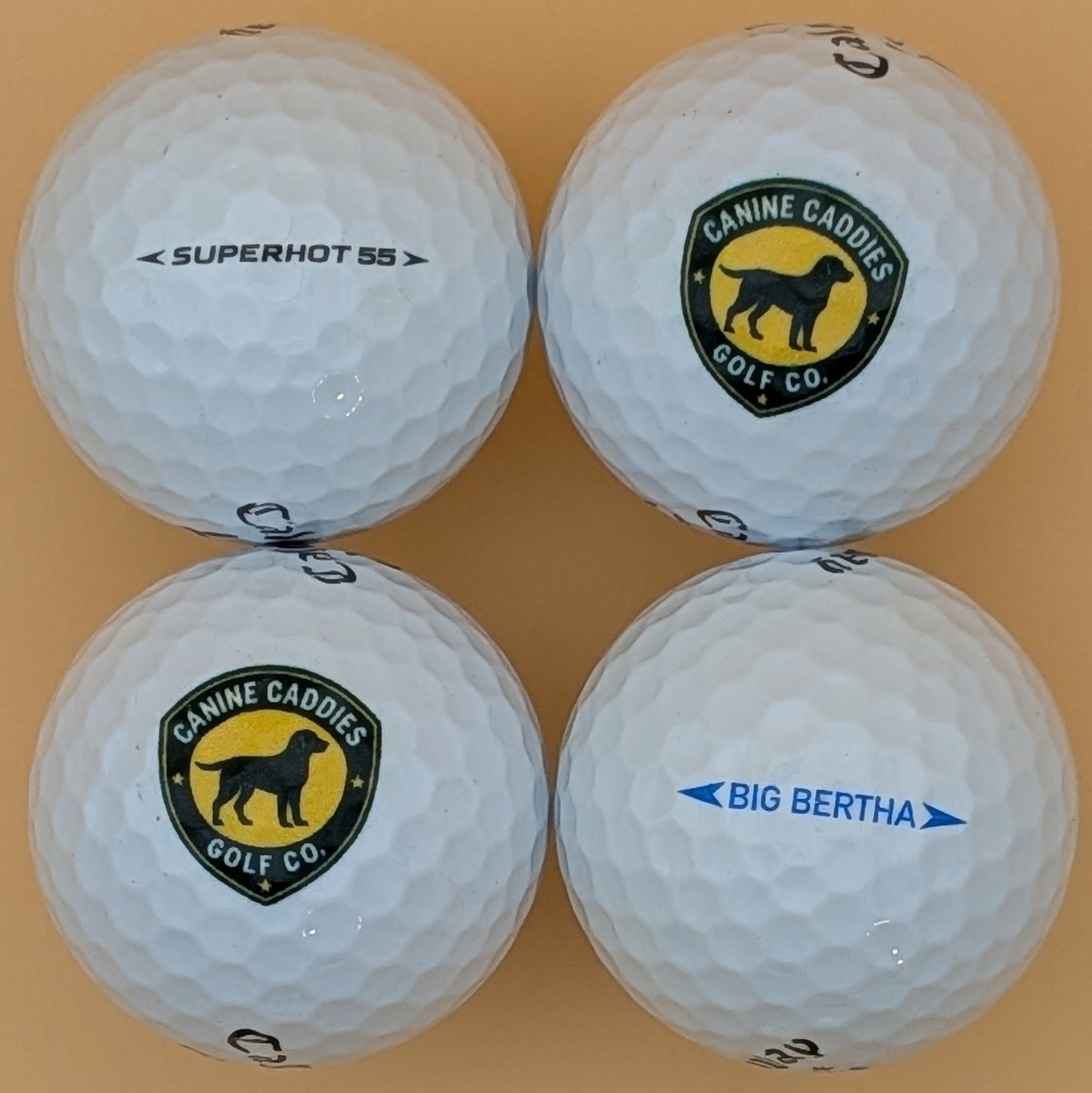 Callaway Canine Caddies Logo Balls (4-pack)