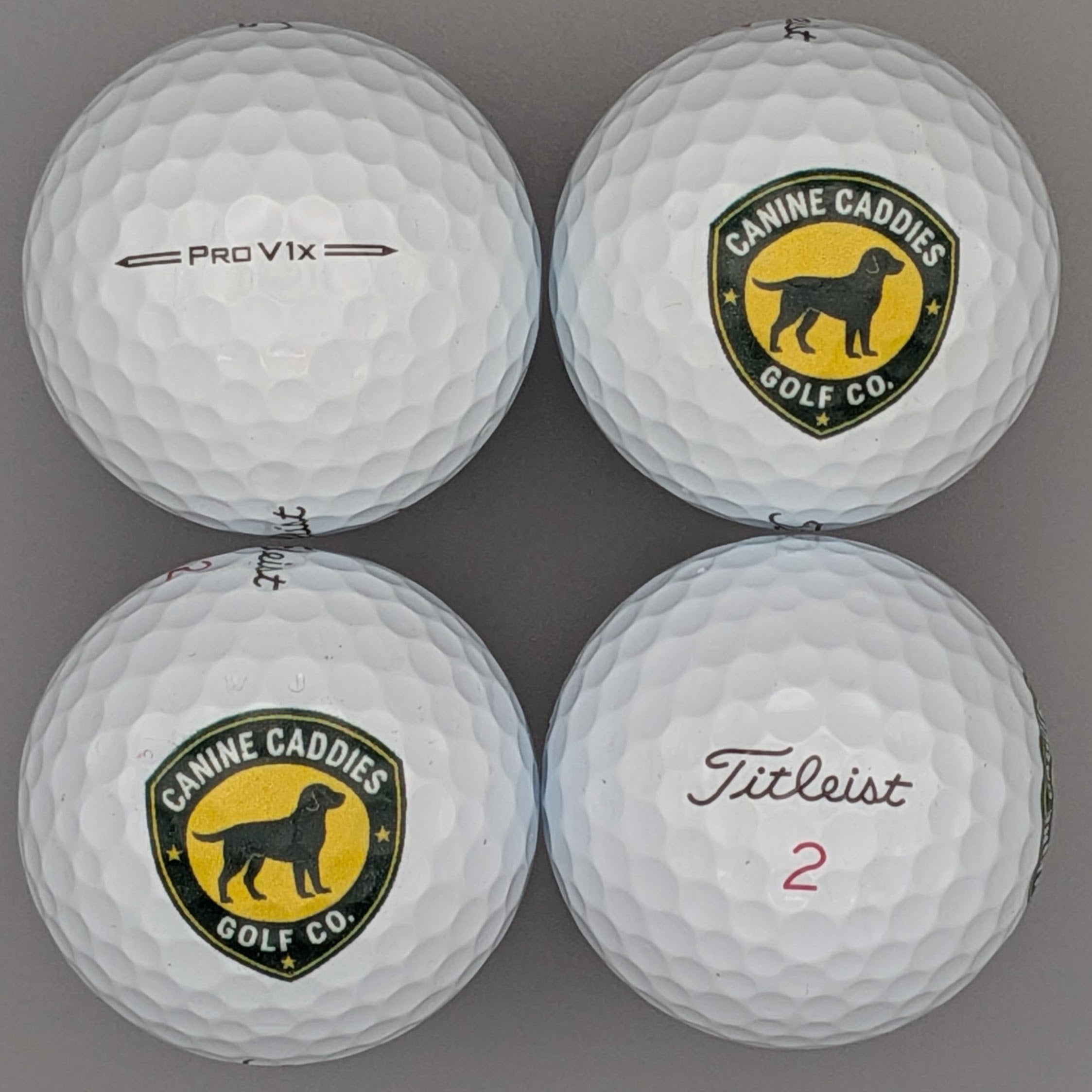 Titleist Canine Caddies Logo Balls (4-pack)