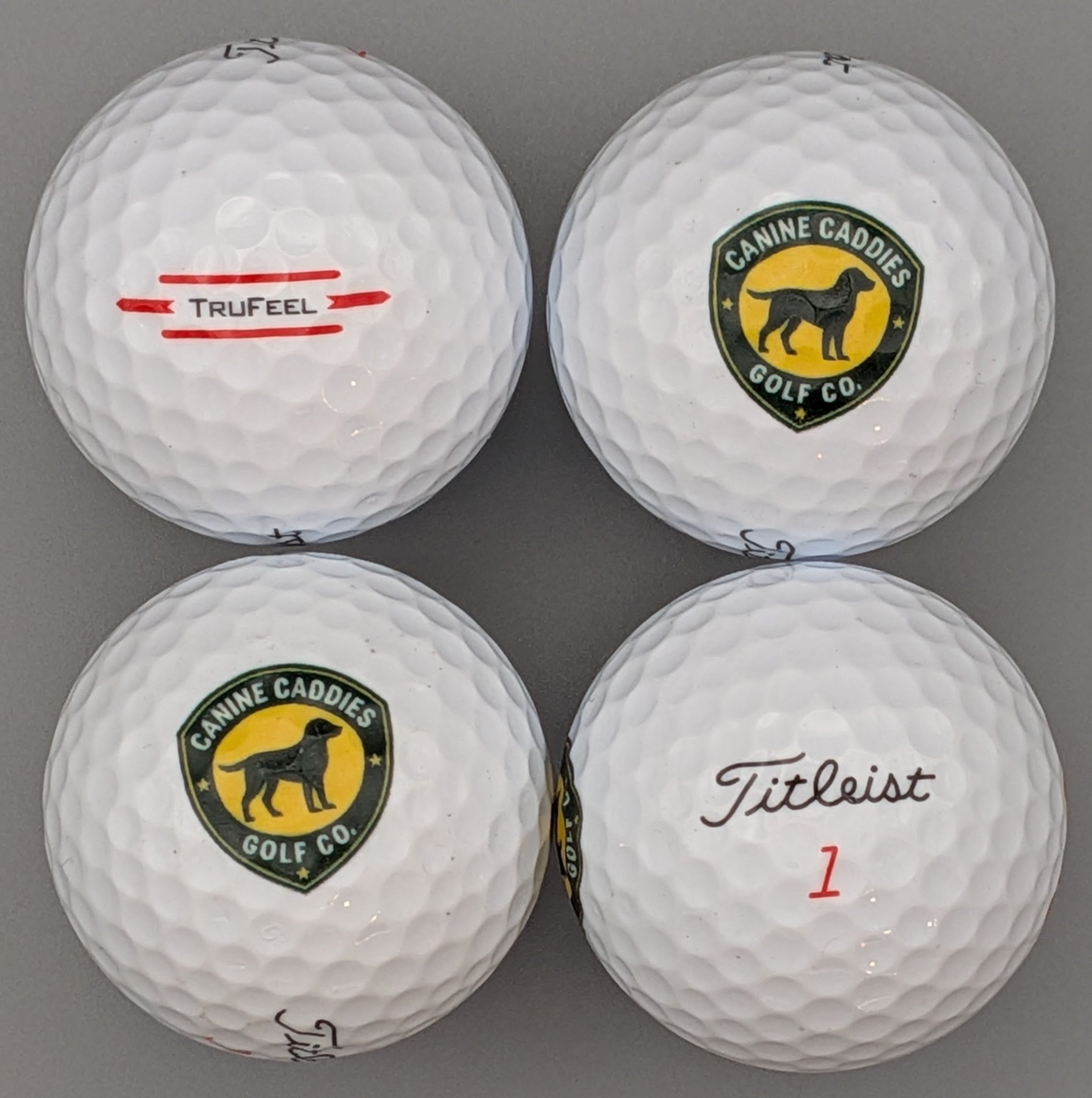 Titleist Canine Caddies Logo Balls (4-pack)