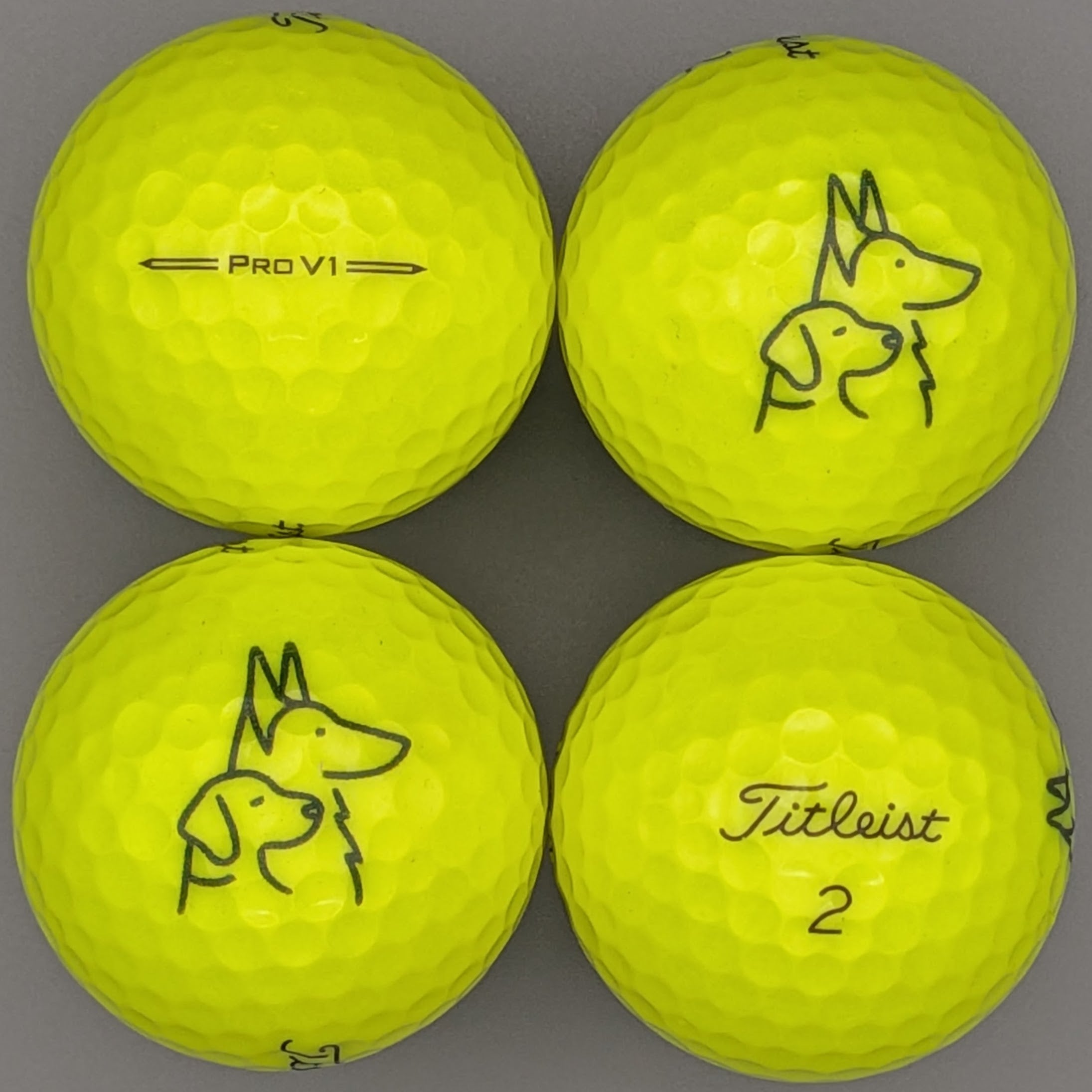 Titleist Canine Caddies Logo Balls (4-pack)